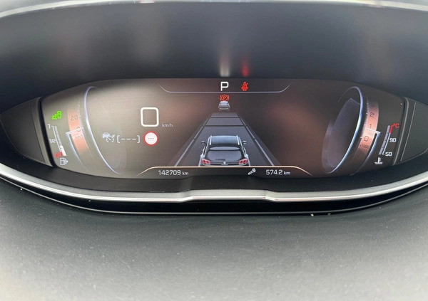 Peugeot 5008 cena 89700 przebieg: 142000, rok produkcji 2018 z Wolsztyn małe 232